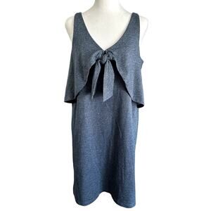 Cremieux Womens Flirty Sleeveless Blue Dress Medium